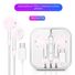 Проводные наушники-вкладыши для iPhone и Type-C, с микрофоном и пультом, разъём на выбор