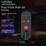 Bluetooth-ресивер V98 для игр, клипса на воротник, экран, низкая задержка