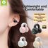 Bluetooth-наушник-клипса YX09 (моно), костная проводимость, для спорта и игр, низкая задержка