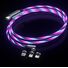 Магнитный кабель для зарядки 3 в 1 с LED-подсветкой и поворотом на 540°