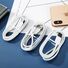 Кабель для быстрой зарядки и передачи данных 5А, разъёмы Lightning, Micro USB и Type-C
