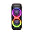 Портативная колонка с двумя динамиками, RGB-подсветкой и микрофоном для караоке и уличных танцев, 10 Вт