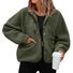 Куртка женская из флиса polar fleece, спортивно-повседневная, воротник стойка