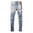 Джинсы PUR Skinny Pants мужские зауженные синие, американский стиль, эластичные