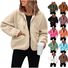 Куртка женская из флиса polar fleece, спортивно-повседневная, воротник стойка
