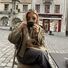 Куртка-бомбер женская из искусственной замши, на молнии с пуговицами, отложной воротник