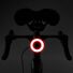 Велосипедный задний фонарь LED с USB-зарядкой, декоративные дизайны, режим мигания