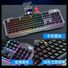 Комплект клавиатура и мышь Lingsha T750, проводной, с подсветкой, игровой, 1000 DPI