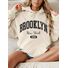 Худи Hook On You с принтом «Brooklyn New York 1898», прямой крой, мужское, полиэстер, XS–XXXL