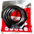 Велосипедный замок Yanjun, кодовый на 5 цифр, трос-цепь, сплав/сталь