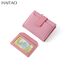 Кошелёк женский HAITAO короткий, однотонный, плетёная фактура