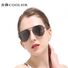 Поляризационные солнцезащитные очки COOLSIR 8025 мужские, для вождения, металлическая оправа