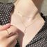Колье star jewelry Y-образное с белым кварцем, серебро 925 с позолотой