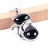 Колье CSJA Jewelry с подвеской-кошечкой из натурального камня