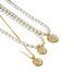 Колье Mia Sophia Jewelry с эмалевой розой и пресноводным жемчугом, французский ретро-стиль