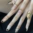 Кольцо на палец в стиле «коготь» женское KAYMEN JEWELRY, медь, цирконий, покрытие золото/платина