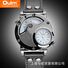 Мужские спортивные кварцевые часы Oulm 9591, два часовых пояса, механизм Seiko