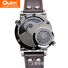 Мужские спортивные кварцевые часы Oulm 9591, два часовых пояса, механизм Seiko