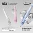 Гелевая ручка NBX с фиксацией стержня, наконечник 0,5 мм, набор 3 цвета