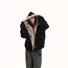 Мужская стёганая куртка с капюшоном на молнии, утеплённая, в стиле воркwear, осень-зима