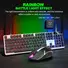 Игровая клавиатура и мышь LIMEIDE GTX350, проводная, подсветка, механические ощущения