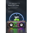 Bluetooth-колонка прозрачный корпус в стиле меха, RGB-подсветка, два динамика