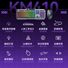 Игровой комплект клавиатура и мышь AOC KM410, проводной, цветная подсветка, металлический корпус