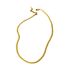 Колье-цепь Miya Sophia Jewelry змейка, широкая, позолота, 41–50 см