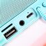 Bluetooth-колонка T&G с RGB-подсветкой и сабвуфером, настольная акустика 2 в 1