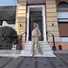 Женский костюм-двойка: блузка с длинным рукавом и брюки, повседневный стиль