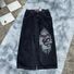 Мужские джинсы JNCO Y2K, широкие, хип-хоп, ретро-вышивка, стиль Харадзюку
