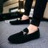 Мужские лоферы-кроссовки (driving shoes) замшевые, на плоской подошве