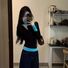 Женская футболка Qiaofuduo, модал, V-образный вырез, приталенный крой, S–XXL