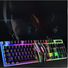 Комплект клавиатуры и мыши Milang T6 с RGB-подсветкой, проводной USB, механический отклик, 1000 dpi