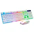 Проводной комплект клавиатура и мышь Kuishe KM320 с подсветкой, USB, для игр и ноутбука