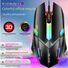 Комплект клавиатуры и мыши Milang T6 с RGB-подсветкой, проводной USB, механический отклик, 1000 dpi