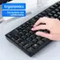 Проводной комплект клавиатура и мышь T-WOLF TF500, USB, для офиса, раскладки EN/ES