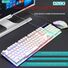 Комплект клавиатура и мышь Shiba Du D500, влагозащищённые, с подсветкой, для офиса и игр