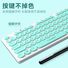 Комплект беспроводная клавиатура и мышь T-Wolf TF770, розовый, бесшумный, для офиса