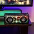 Портативная Bluetooth-колонка V8 в стиле меха с двумя динамиками, подсветкой и усиленным басом