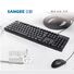 Комплект клавиатура и мышь Sangee G2, проводной, для игр, офиса и дома