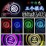 Светящийся коврик в подстаканник автомобиля с RGB-подсветкой, датчиком и аккумулятором, логотипы автомарок