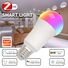 Умная лампа Zeioua E27/E26/B22 7 Вт, Zigbee/Wi-Fi, RGB+CCT, диммируемая