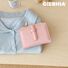 Женский кошелёк GIEBHIA CL307-78B, короткий, 2 сложения, с затяжкой и замком, PU-кожа, 12,5×9,5 см