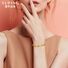 Браслет Xuping Jewelry из ажурных бусин, медный сплав с позолотой, гладкая поверхность, женский