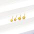 Серьги-пусеты Xuping Jewelry круглые мини, медный сплав с покрытием, глянцевые, от 2 до 8 мм