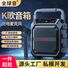 Портативная колонка Quanqiuyin M15 с Bluetooth 5.2 для караоке и улицы, 10 Вт, с микрофонами