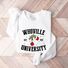 Свитшот Whoville University с Гринчем, новогодний принт, свободный крой, длинный рукав