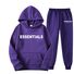 Костюм с худи Fear of God Essentials, с начёсом, парный унисекс, на осень и зиму