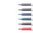 Гелевая ручка Pilot P500 BL-P50 Gold Label, лимитированный мраморный корпус, 0,5 мм, 6 цветов чернил